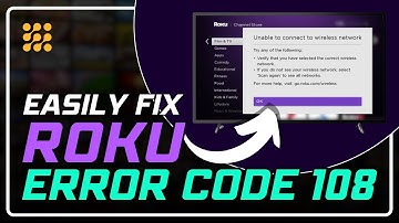 Fix Roku Error 108: Easy Step-by-Step Troubleshooting Guide!