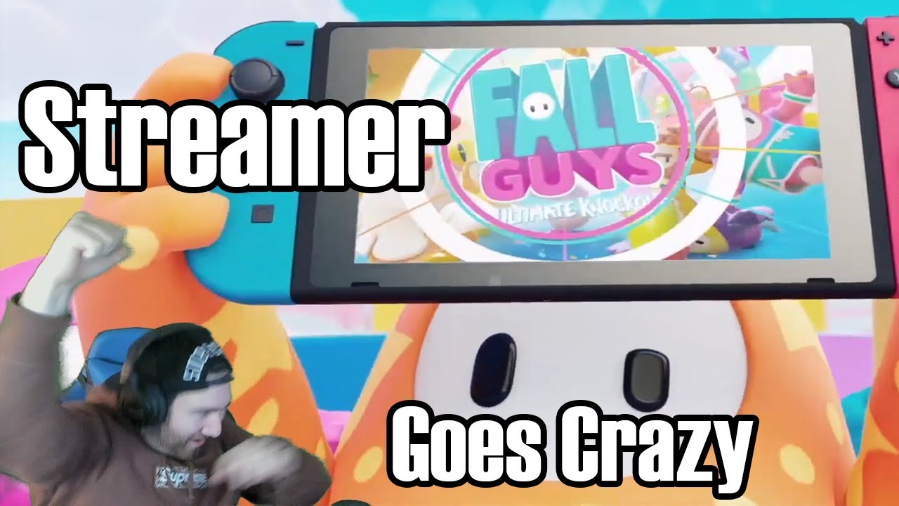 Streamer Goes Crazy For Fall Guys On Switch