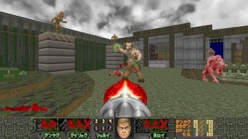 [Doom] Japanese Community Project Playthrough Map 2 "Rural Mini-Base"