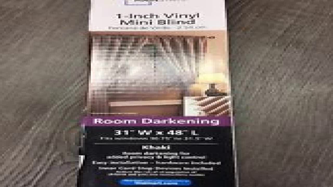 mainstays room darkening mini blinds youtube blinds advertised flyer