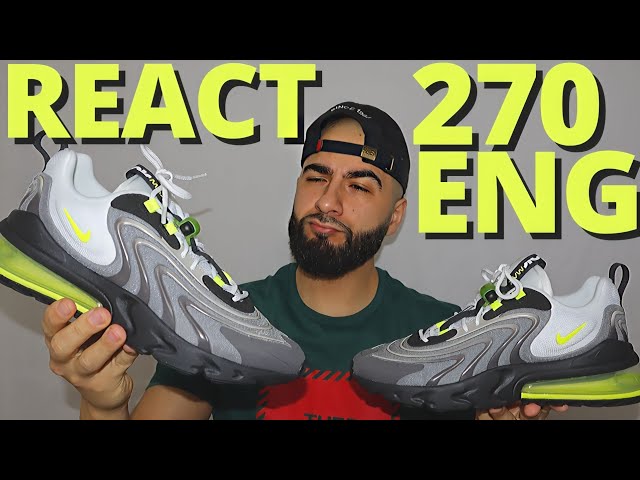 Nike Air Max 270 React Eng 'Black Wolf Grey' | Men's Size 8