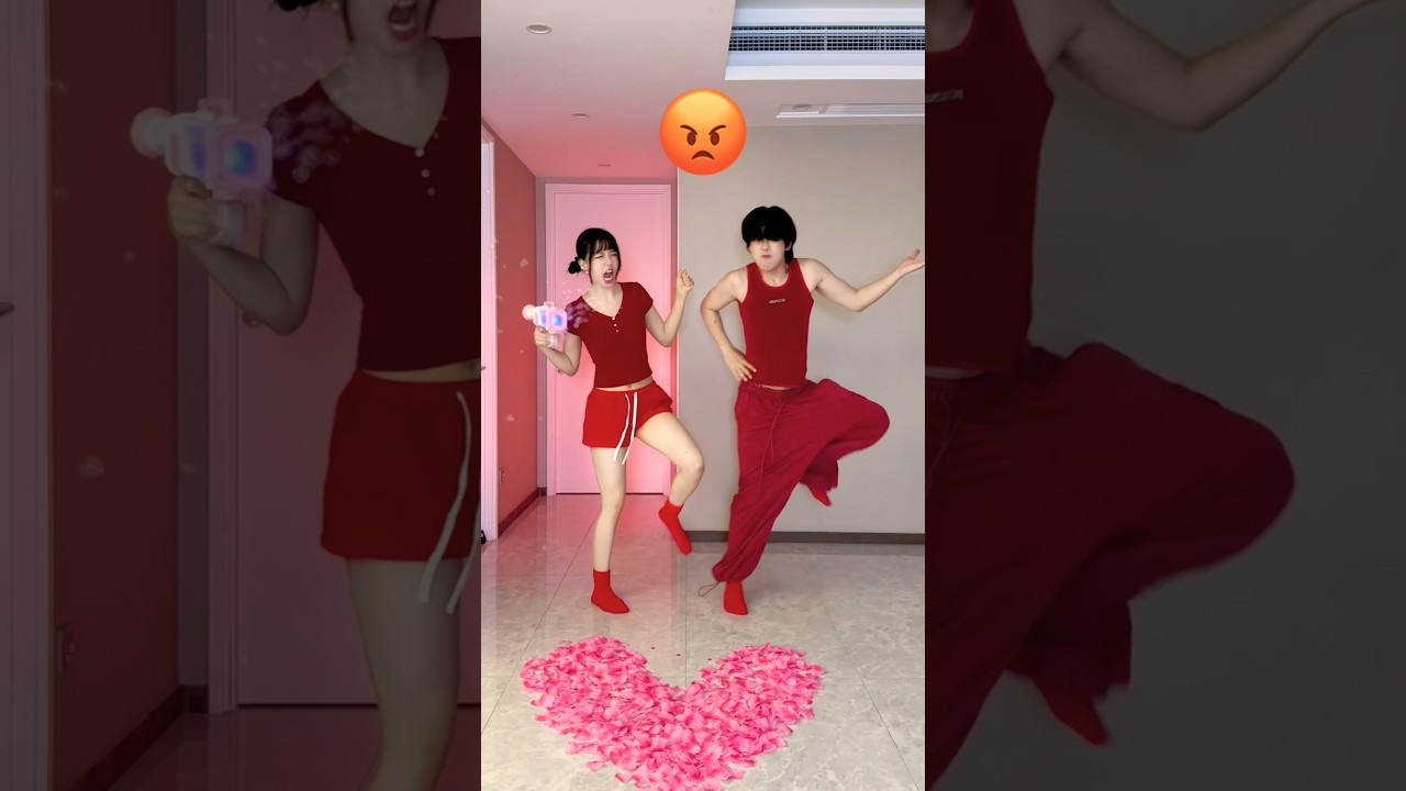 Nervy Dance (Angry Version)🫢#dance #couple #funny #zoey