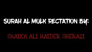 Download Mp3 Surah Al Mulk Recitation by:SHAIKH ALI HAIDER SHERAZI Gudang lagu Download Mp3 Surah Al Mulk Recitation by:SHAIKH ALI HAIDER SHERAZI