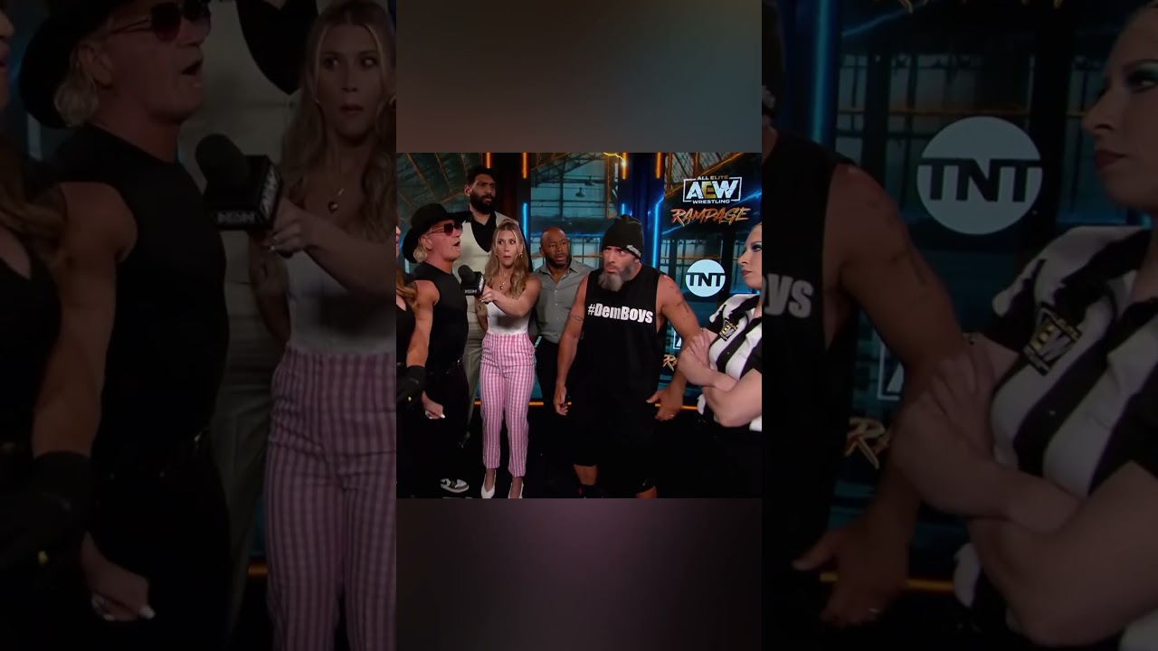 Karen Jarrett & ref Aubrey Edwards had to be separated during AEW Rampage!