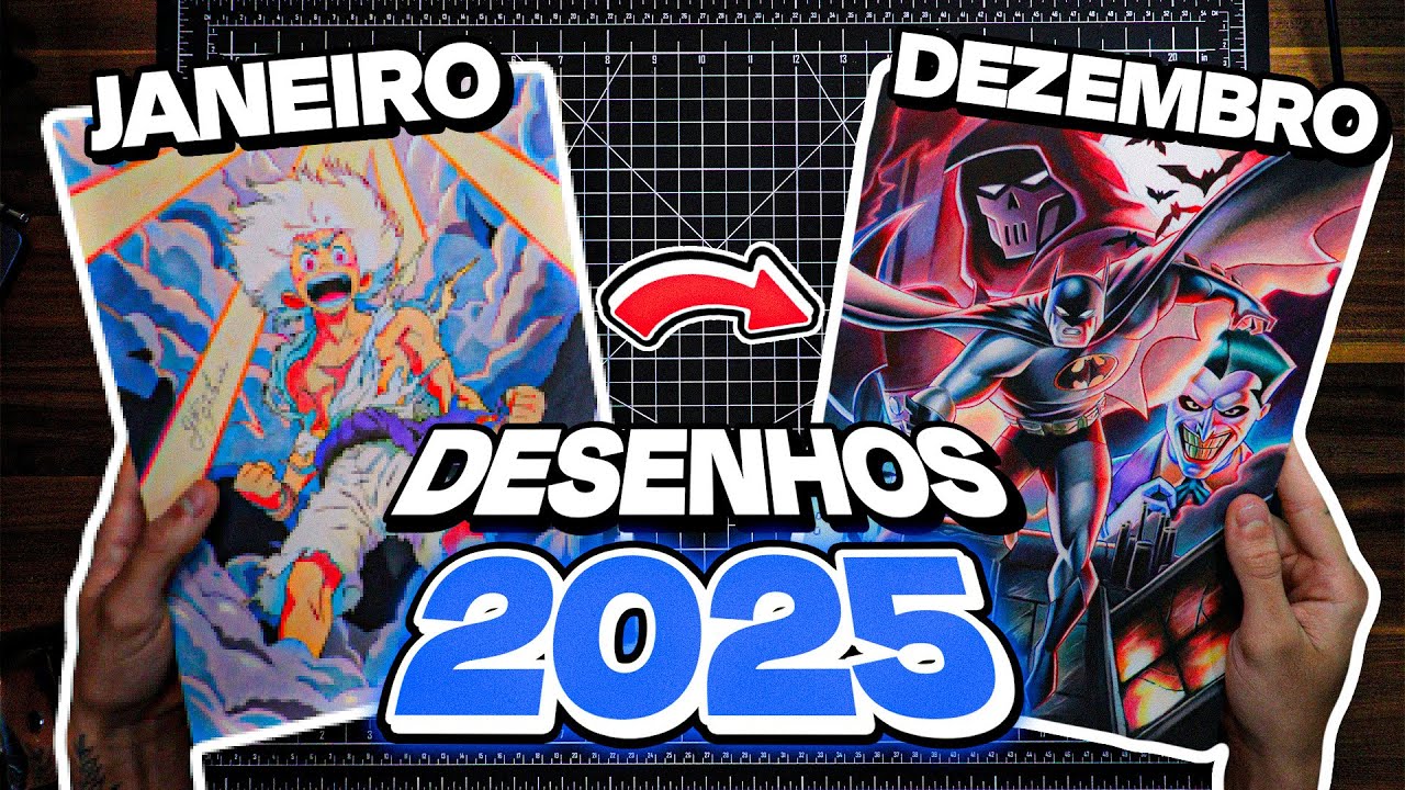 ÍNCRIVEL! TODOS os MEUS DESENHOS de 2025! | Jovem Desenhista