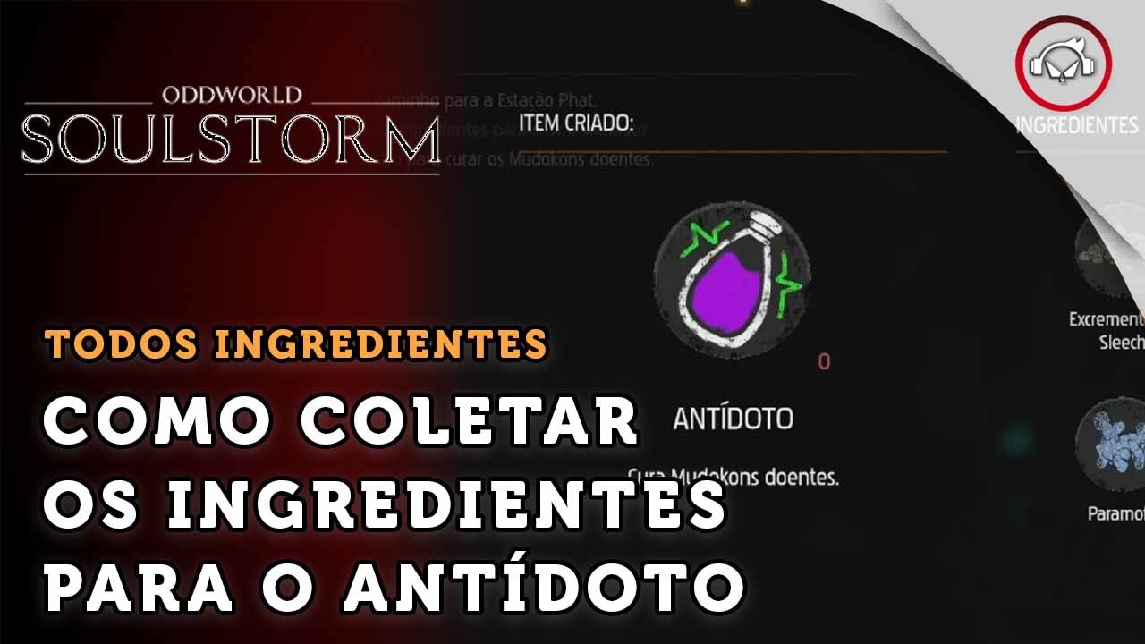 Miniatura do vídeo Oddworld: Soulstorm , Como conseguir os ingredientes para o antídoto | super dica  PT-BR