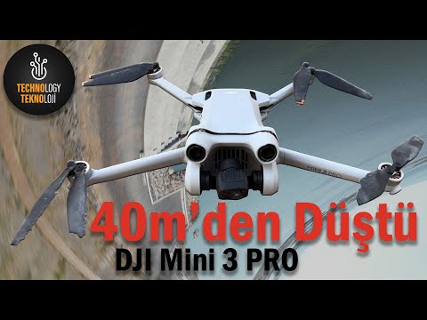 DJI Mini 3 Pro 40 metreden düştü