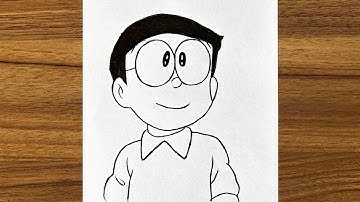 How to Draw Nobita from Doraemon || Easy drawing ideas for beginners || Easy drawing ideas