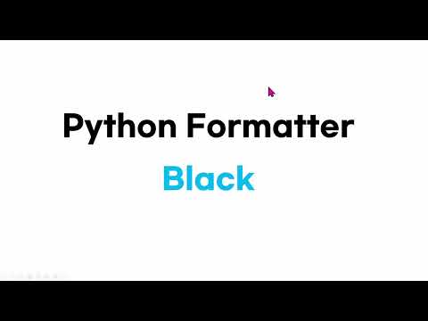 python formatter black