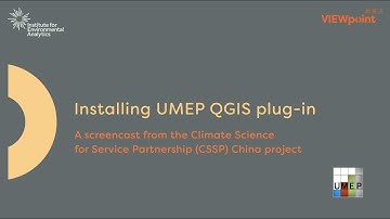 2. Installing UMEP QGIS plug-in