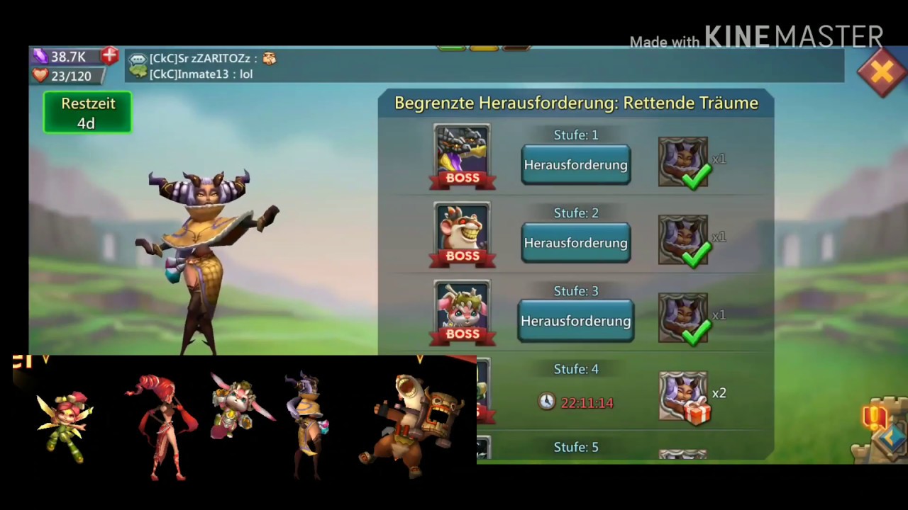 Begrenzte Herausforderung 3 Traumhexe (Schaden)