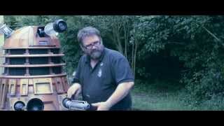 Dalek gun test new laser canon I got off Ebay