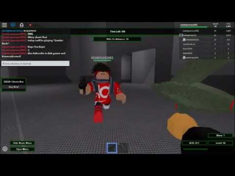 Roblox Zombie Rush With A Cool Glitch Youtube