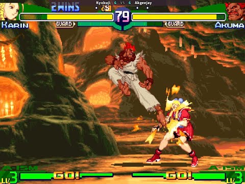 Kyokuji (A-Karin) VS Geejay (A-Ken/Akuma) [Street Fighter Alpha 3 / Zero 3] [Fightcade] July '25