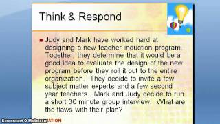 Program Planning & Evaluation:  Covering All Bases