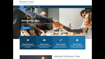 WordPressワードプレス無料テーマ Business Times インストールと設定・使い方