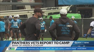 Carolina Panthers vets report to camp