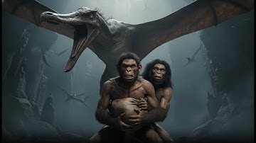 Life Million Years Ago | Primitive Humans Battle the Giant Pterosaur in the Canyon Abyss