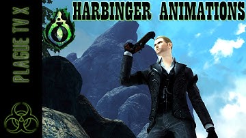 GW2: HARBINGER ( Necromancer ) All animations - Guild Wars 2 End of Dragons