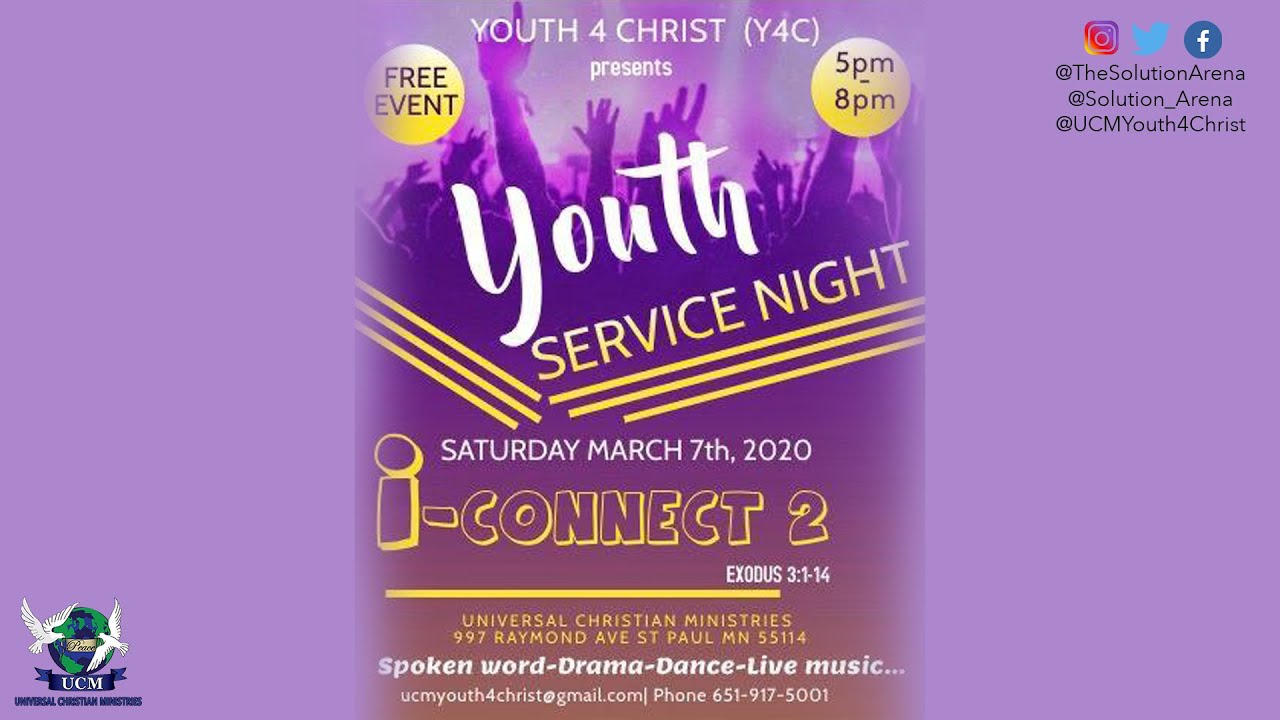 UCM Youth Worship Service LIVE with Y4C YouTube