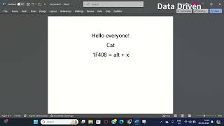 Fun And Easy Way To Type Cat Emoji With Keyboard Shortcut Ms Word