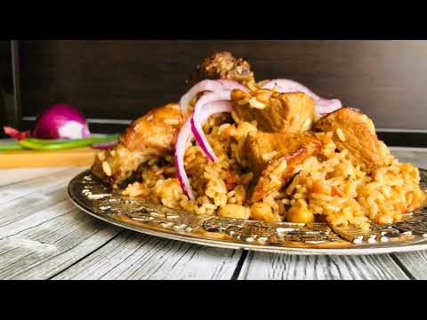ПЛОВ/ Рассыпчатый рис и нежные кусочки мяса.