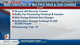Flint man convicted of multiple gun and drug charges