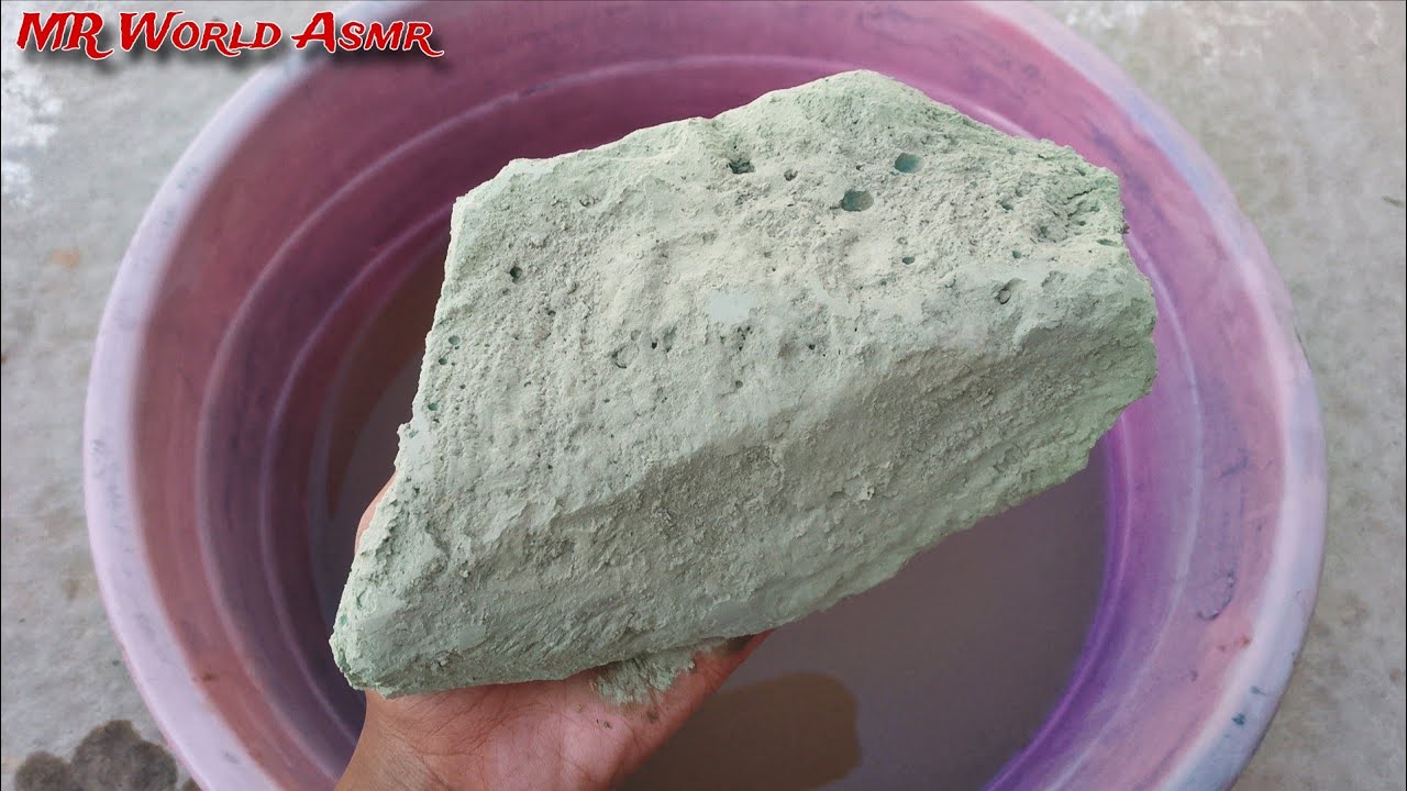 New masterpiece🔥 Green mud dirt water crumbling with pouring then mixing 🔥