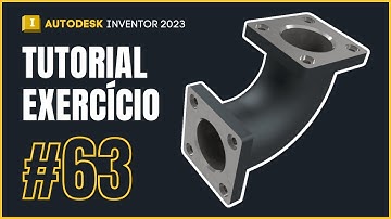 Inventor 2023 - Tutorial #63 - Modelagem 3D Básica para Iniciantes