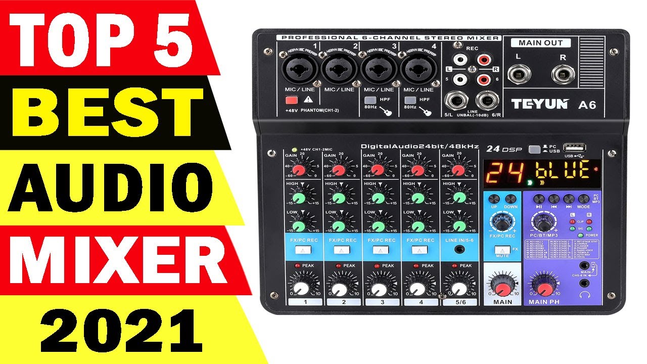 Top 5 Best Audio Mixer Review 2021 YouTube