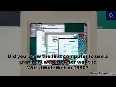 Did you know the first computer to use a graphical web browser was the WorldWideWeb in 1990?