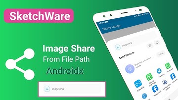 How To Share Image From File Path In SketchWare Hindi🌌