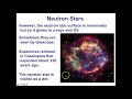 Neutron stars and black holes