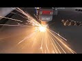 Fiber laser cutting machine in fly speed cutting with Au3tech head