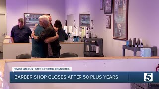 Longtime Nashville barbershop closes after more than 50 years