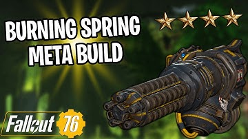 New Burning Spring Build For Crazy Damage - (Human/Ghoul) - Fallout 76