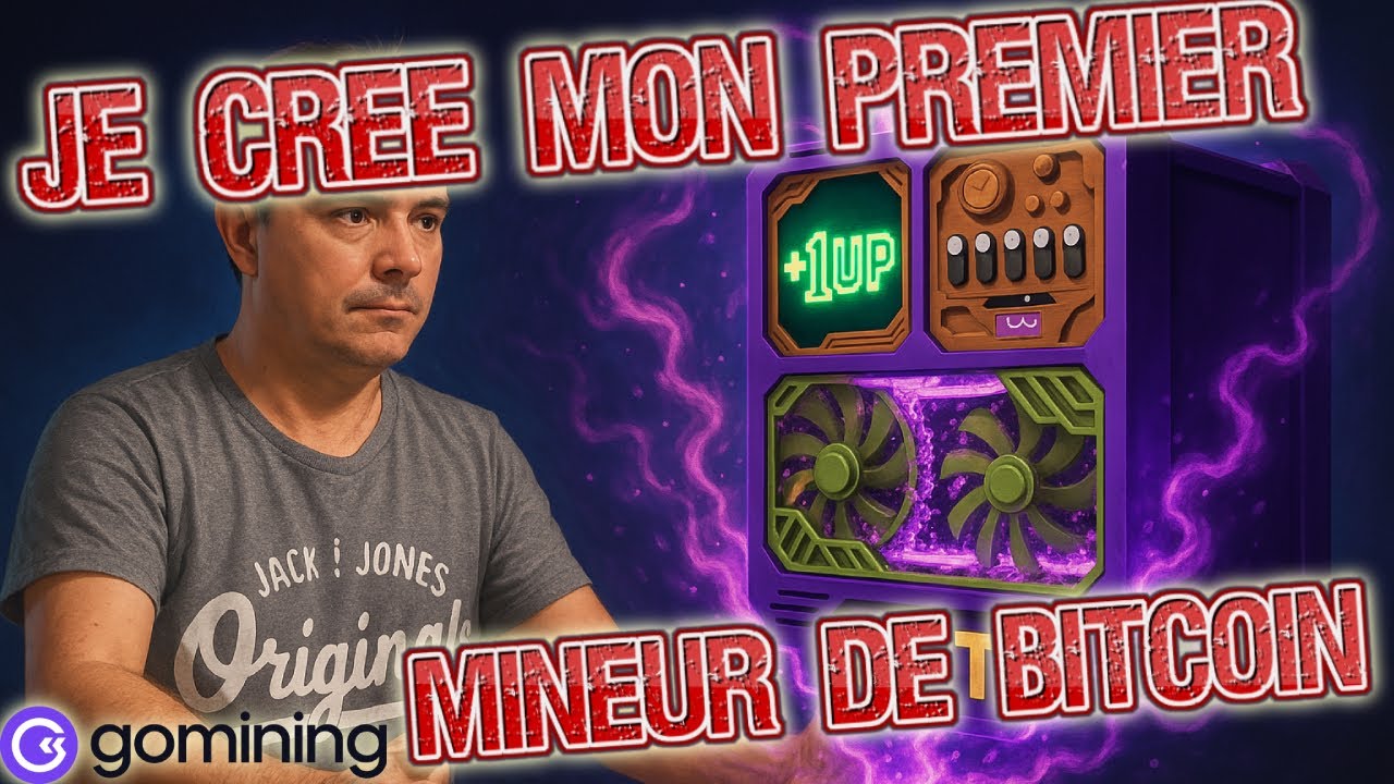 🚀 Nouvelle aventure avec Gomining ! | Création d’un mineur de Bitcoin !  #gomining #bitcoin #mining
