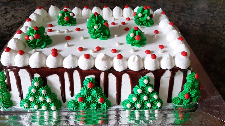 Meu primeiro bolo de Natal,  amei 😍