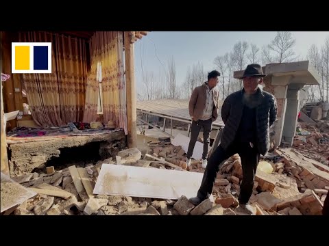 Survivors brave the cold as villages levelled by China quake