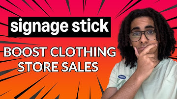 Boost Clothing Store Sales with FREE Amazon Signage in 2024