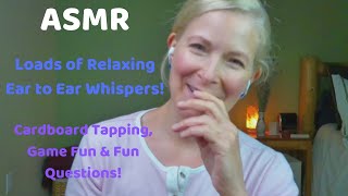 ✴ ASMR 🎴 Mad Gab Play ✨ More Fun Would You Rather Questions 😆 Cardboard Tapping 💠 Whispers 🤫