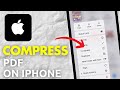 How Can You Compress PDF On The iPhone