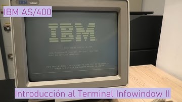 IBM AS/400: Introduction to the IBM Infowindow II Terminal