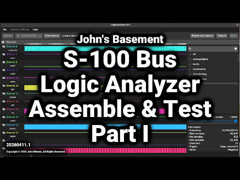 S-100 Bus Logic Analyzer Assemble & Test Pt. 1 - YouTube