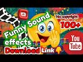 100+ funny sound effects 2024 no copyright | background effects |comedy sound | sound pack .zip file