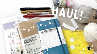 Stationery Haul + Yarn? | WonderPens, JetPens, Wool Warehouse