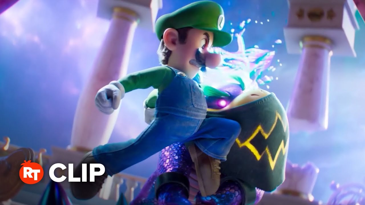 The Super Mario Galaxy Movie - Clip - Mario & Luigi vs. Bowser Jr. (2026)