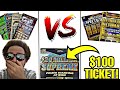 $100 Lottery ticket V.S. two $50 tickets V.S. two $20's and two $30's. | TICKET BATTLE