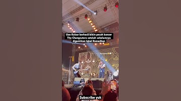 Uan Kaisar berhasil bikin pecah konser The Changcuters setelah sebelumnya digantikan Iqbal Ramadhan