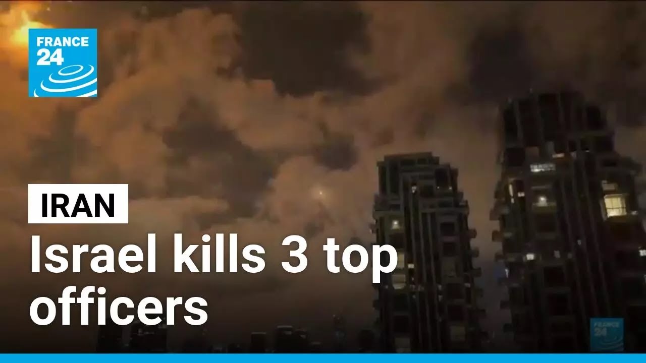 Israel kills 3 top Iranian officers in Shiraz strike before US bombing • FRANCE 24 English